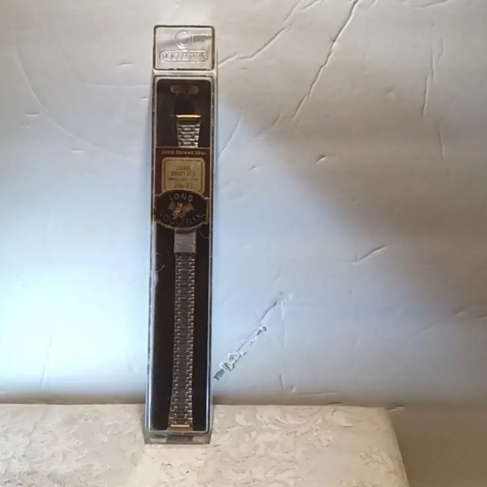 Vintage Vogueflex Stainless Steel Large Wrist Watchband